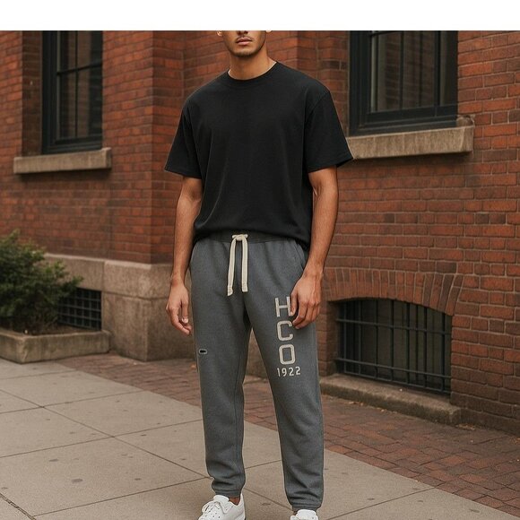 Hollister Other - Hollister Mens XS Gray Sweatpants With Drawstring & Pockets